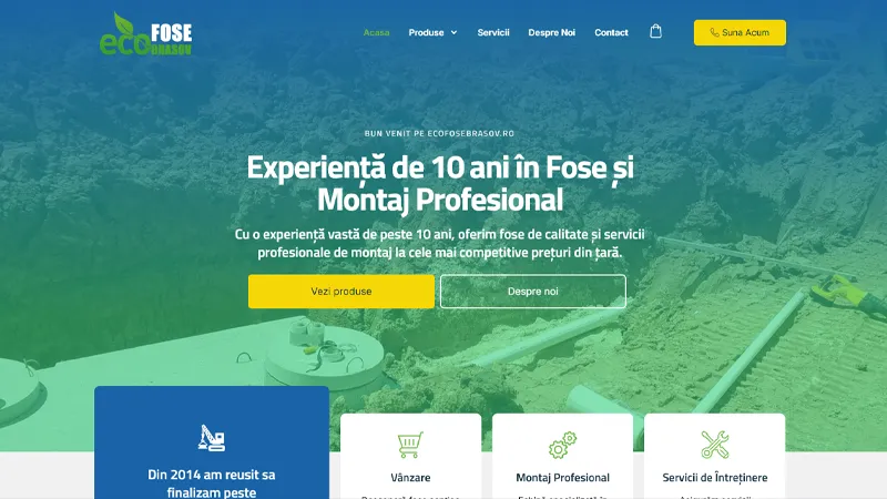 Ecofose Brasov - Site de Prezentare